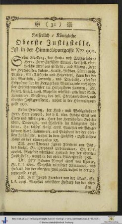Kaiserlich-Königliche Oberste Justiz-Stelle.