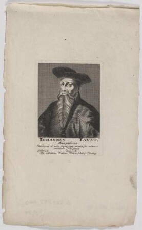 Bildnis des Ioannes Favst