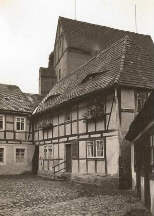 Meißen. Jahnaischer Adelsfreihof. Hofansicht