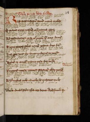 Versus de libris sententiarum Petri Lombardi.