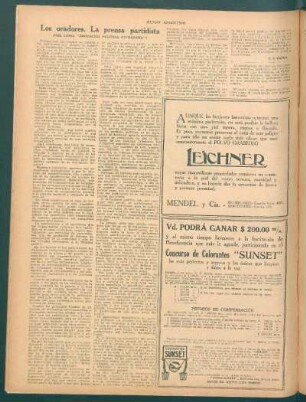 Los oradores. La prensa partidista : (Del libro "Educación Política Ciudadana")