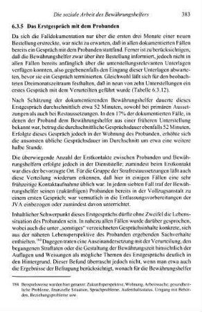 383-392, 6.3.5 Das Erstgespräch mit dem Probanden