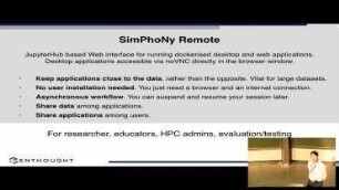 Simphony-Remote - Accessing containerized desktop and web apps with a browser