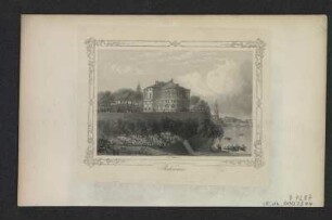 Ansicht des Belvedere auf der Brühlschen Terrasse in Dresden, Stahlstich, um 1860 : Belvedere / A. H. Payne sc. - [S.l.] , [um 1860]. - 1 Kunstbl. : Stahlst. ; 11 x 8 cm