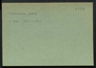 Wiedenmann, Georg