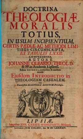 Doctrina Theologiae Moralis totius