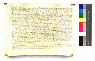 Hans Buecher von Grimmelfingen reversiert sich gegen David Wick zu Ulm wegen leibfälligen Äcker zu Grimmelfingen.