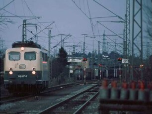 Kornwestheim Südwest Stw 7 Gleis 494 Lok 140 1407 Lz Propangasflaschen