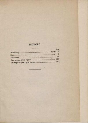 Indhold