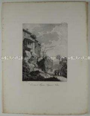 Environs de Requena, Royaume de Valence (T. II/Pl. 70 des Mappenwerkes: Souvenirs Pittoresques)