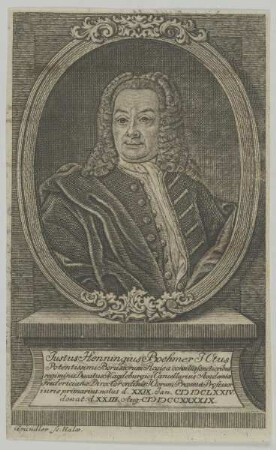 Bildnis des Justus Henningius Böhmer