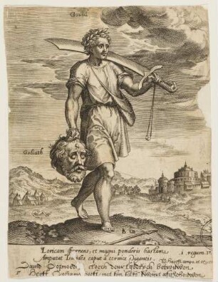 David mit dem Haupt von Goliath