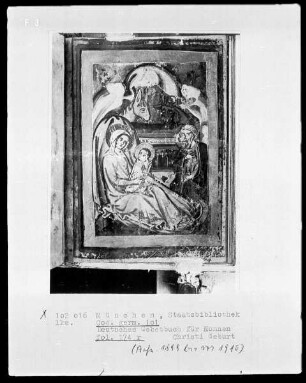 Deutsches Gebetbuch für Nonnen — Christi Geburt, Folio 174recto