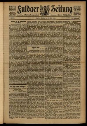 Ausgabe vom Montag, den 16. Juli 1906.