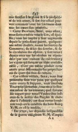 Tres-Humbles, Tres-Respectueuses et Iteratives Remontrances, Que présentent au Roi, Notre Honore et Souverain Seigneur, les gens tenant sa Cour de Parlement