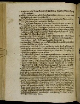 Weilen zu diesem Meß-Catalalogo die Tituls abermahlen sehr spät eingelauffen,[...]