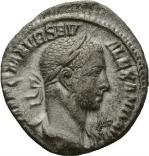 Denar des Severus Alexander aus dem Münzhort von Osterburken