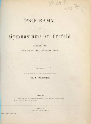 Das Wesen des Tragischen