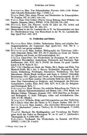 11. Freikirchen und Sekten