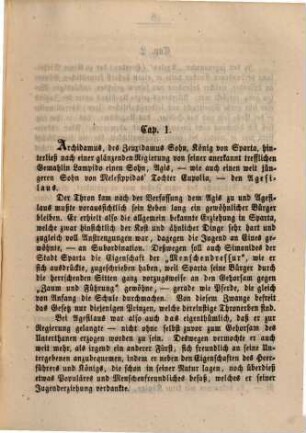 Plutarchś ausgewählte Biographien. 6., Agesilaus