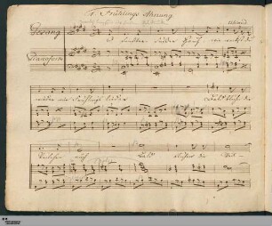 Frühlingsahnung, op. 11/3