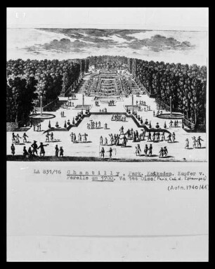 Chantilly, Park, Kaskaden