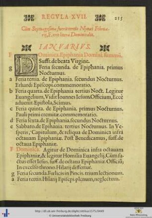 Regula XVII.