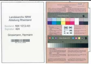 Entnazifizierung Hermann Grossmann , geb. 04.12.1892 (Kaufmaennischer Angestellter)