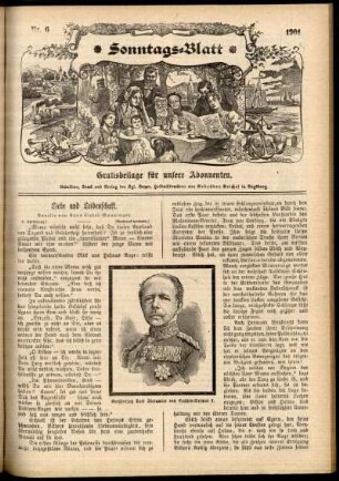 Ausgabe vom Sonntag, den 10. Februar 1901.