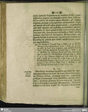 §. 15. Praefectus Montis Templi