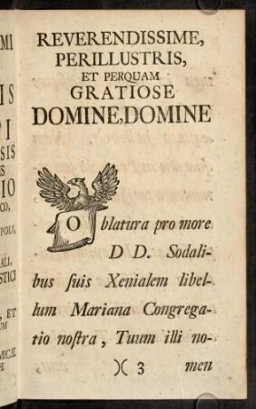 3r-8v, Reverendissime, per illustris, et perquam gratiose domine, domine