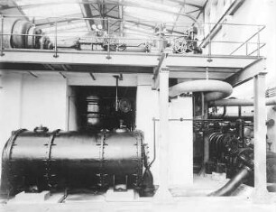 Dampfturbinenanlage, Oberflächenkondensator : Technikgeschichte | Maschinenbau | Kraftmaschinen | Dampfturbinen