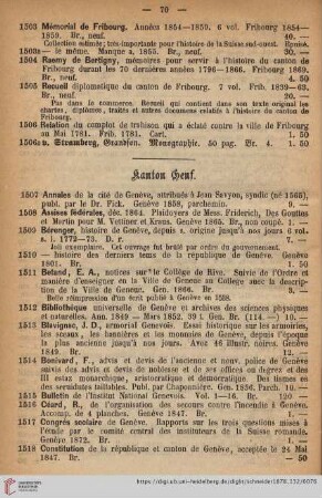 Kanton Genf (Nr. 1507 - 1554)