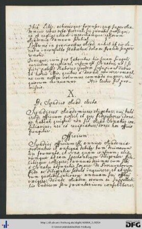 [fol. 27] De syndico academic electo