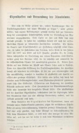 433-456 Eigenschaften und Verwendung des Aluminiums