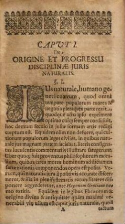 Samuelis Pufendorfi Specimen controversiarum circa ius naturale ipsi nuper motarum .