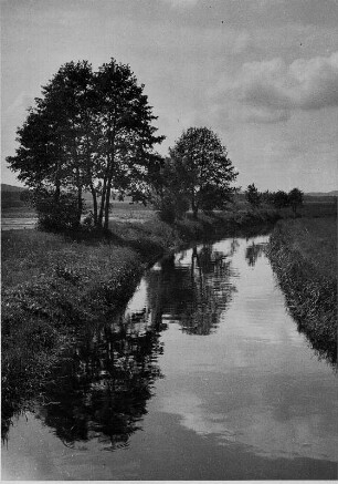 Landschaft am Rhin, dem rechten Nebenfluss der Havel, bei Neuruppin