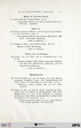 Miniaturen (Nr. 520-542)