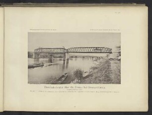 Eisenbahnbrücke über die Donau bei Grossprüfening.