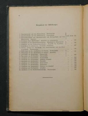 Verzeichnis der Abbildungen.