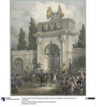 Regierungsantritt Leopold I. von Belgien in Brüssel