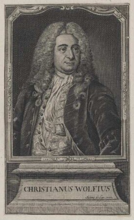 Bildnis des Christianus Wolfius