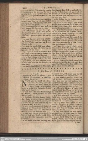 The Book of Judges