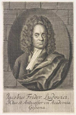 Bildnis des Jacobus Frider. Ludovici