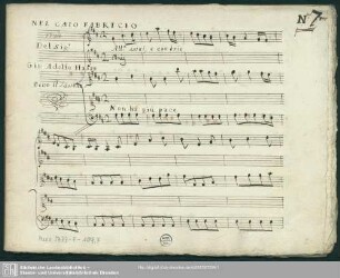 Cajo Fabricio. Excerpts - Mus.2477-F-109,7 : S, strings, bc