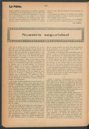 Nuestra seguridad