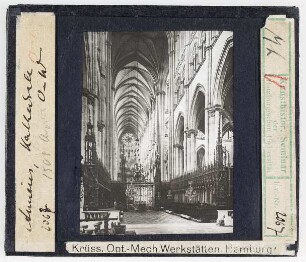 Amiens, Kathedrale: Inneres nach Westen
