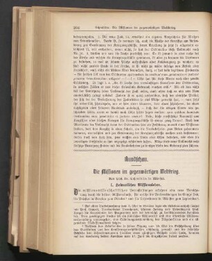Rundschau. Die Missionen im gegenwärtigen Weltkrieg