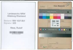 Entnazifizierung Rudolf Mess , geb. 25.07.1912 (Kaufm.Angestellter)