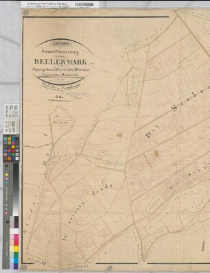 Harsewinkel (Harsewinkel), Teilung der Beller Mark, Generalvermessung Bl.1 Siebenbüsche